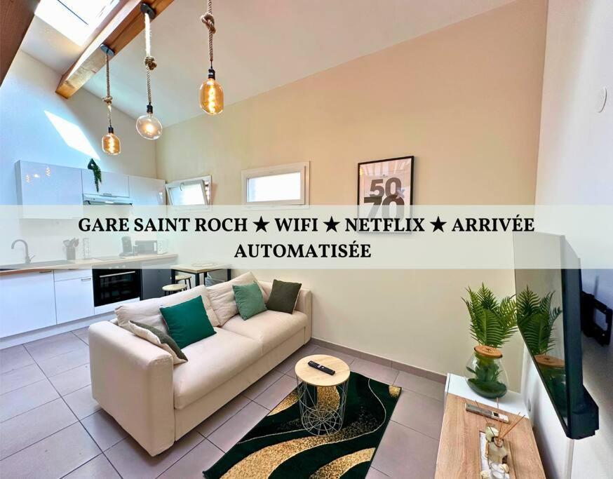 Apartment Le Quai Des Orchidees - Centre - Gare Saint Roch - Netflix/amazon/youtube/canal+ *
